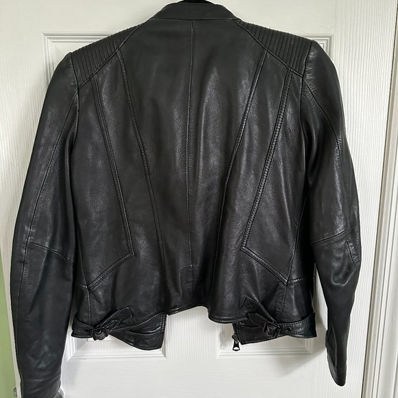 Andrew Marc Leather Jacket - Picture 2 of 3